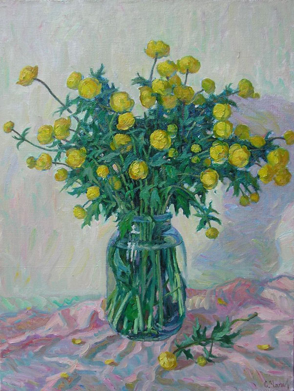 Globe-flowers, Sergei Chaplygin