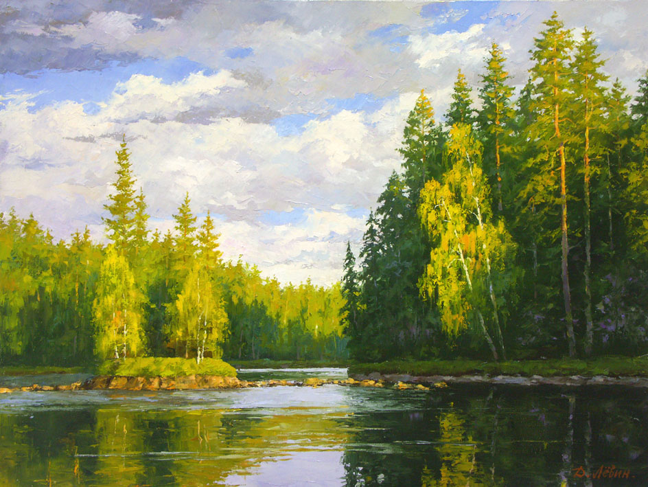 Karelian lakes, Dmitry Levin
