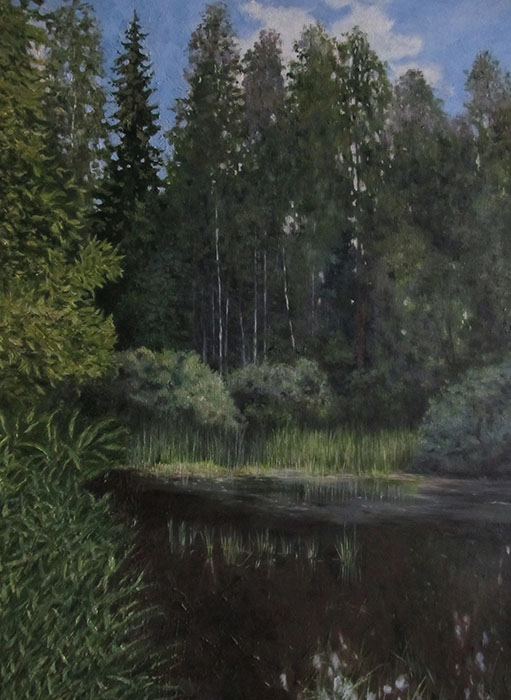 Forest lake, Dmitri Pavlov