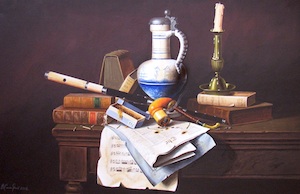 Still-life with pipe