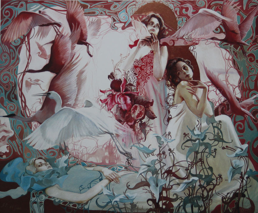Pink evening (Lim.Ed.75/100  - work is framed), Svetlana Valueva