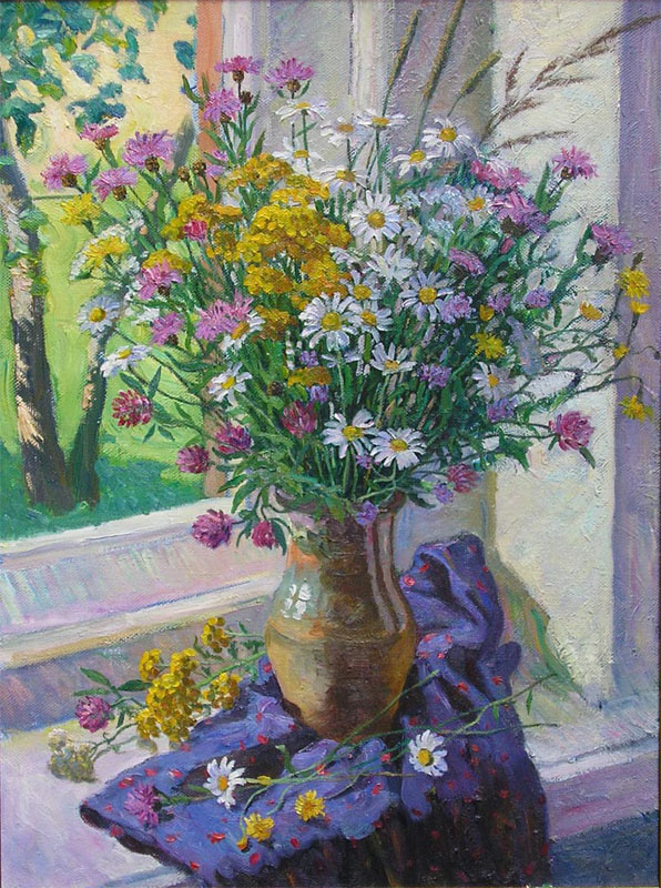 Bouquet of field flowers, Sergei Chaplygin