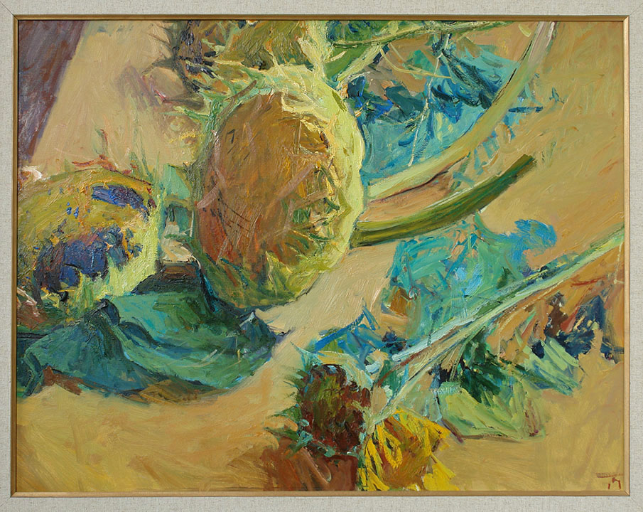 Harvest. Sunflowers, Peter Bezrukov