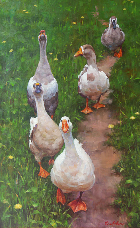 Тропинка к пруду, Дмитрий Лёвин