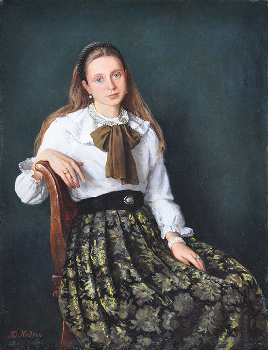 Portrait of the artist's wife, Yuri Kudrin