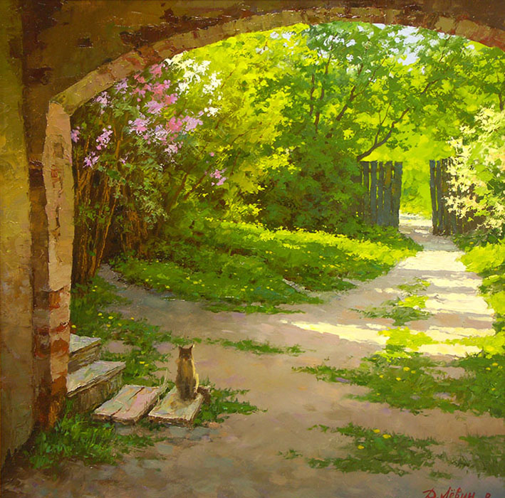 Lilac is blossoming, Dmitry Levin