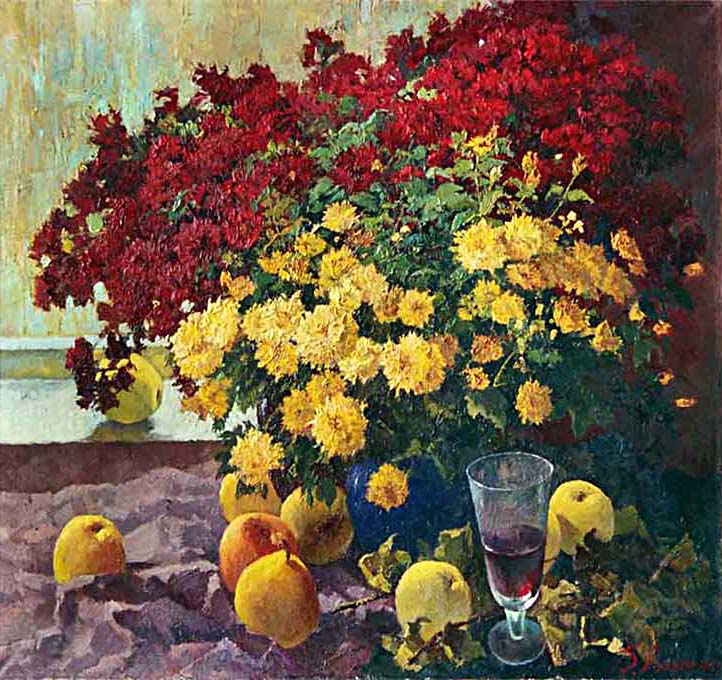 Chrysanthemums, Victor Dovbenko