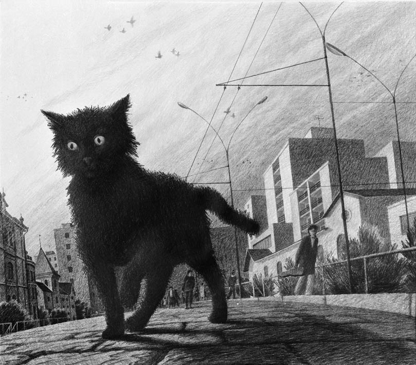 Black kitten. From a series “Smaller brothers” (Lim.Ed.1/100), Dmitry Sandjiev