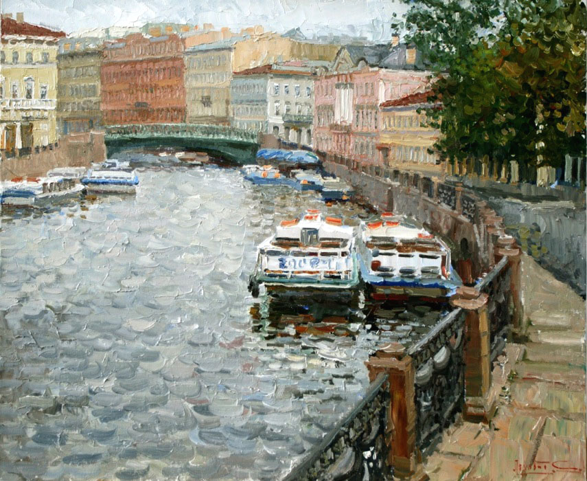 Quay of the river of the Moyka. St.-Petersburg, Sergei Lyakhovitch