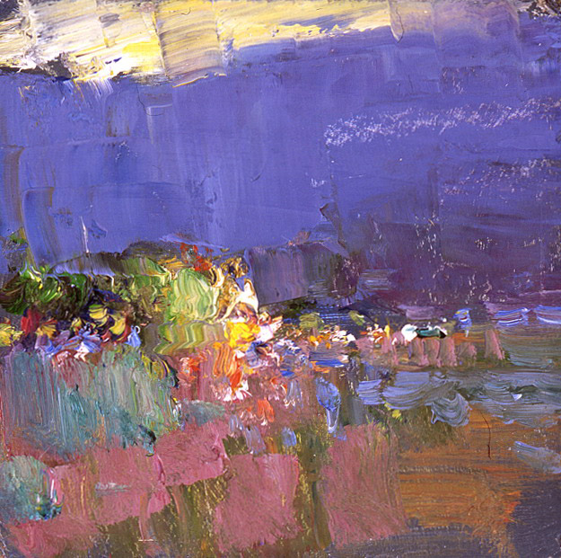 Paints of evening, Peter Bezrukov