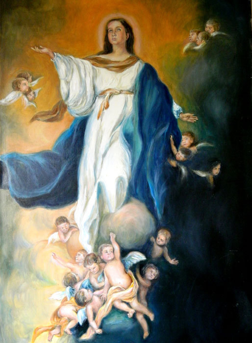 Maria's rise, the copy from Bartolomé Esteban Murilyo's work, Andrei Polyakov