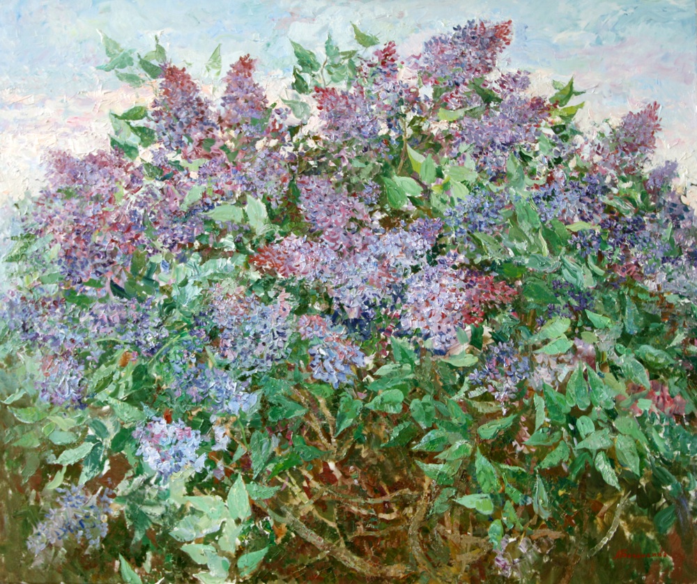 Lilac bush, Lyudmila Balandina