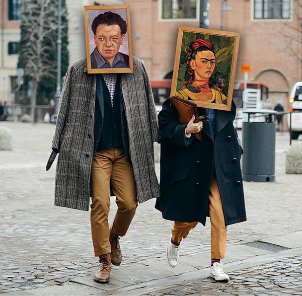 В День влюбленных пришедших в образе Фриды Кало или Диего Риверы пустят на выставку в Манеже бесплатно