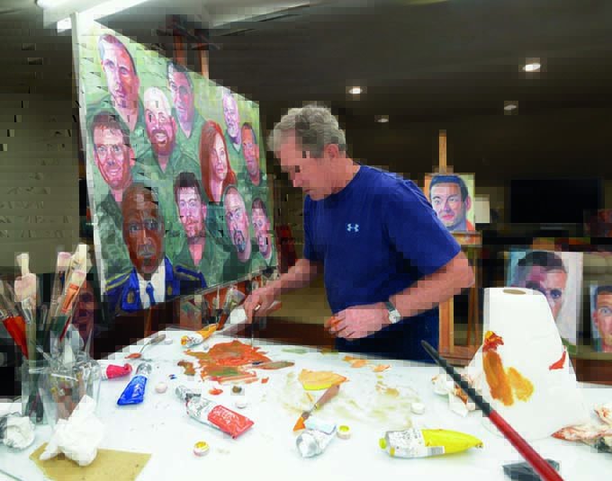 Книга-альбом «Портреты мужества» с картинами Джорджа Буша - младшего стала бестселлером