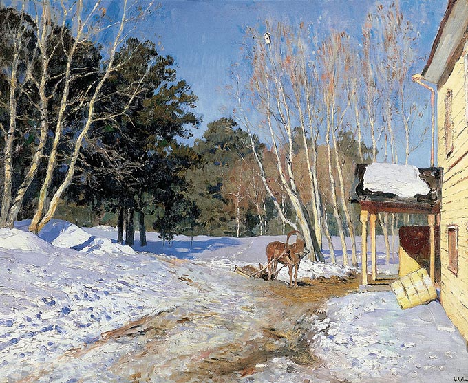 Seaside branch of the State Tretyakov Gallery opened an exhibition of one painting by Levitan "March"
