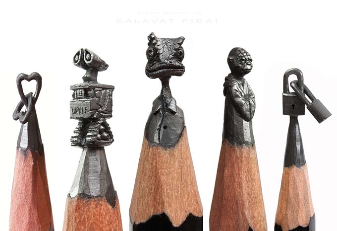 Уфимский художник Салават Фидаи создает скульптуры на кончиках карандашей