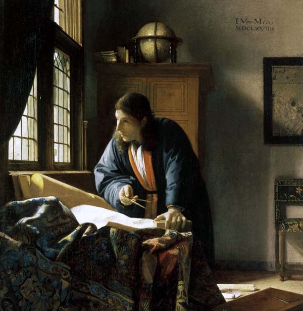 The only way to see the Vermeer in Russia - Vermeer painting "The Geographer" brought to the Hermitage