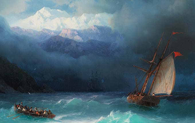 Aivazovsky's exhibition in the Tretyakov Gallery broke the attendance record of Serov's exhibition