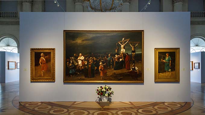 Выставка знаменитого венгерского художника Михая Мункачи - мастера «беспощадного реализма» - открылась в Эрмитаже