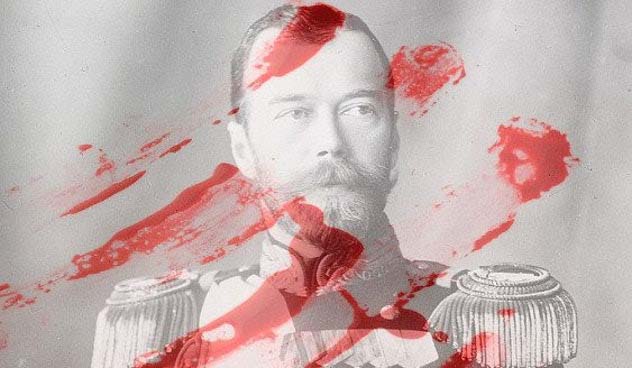 Feminists has sprinkled with menstrual blood the portrait of Nicholas II in support of the film "Matilda"