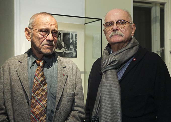 Nikita Mikhalkov and Andrei Konchalovsky opened a new museum in the studio of their grandfather Peter Konchalovsky