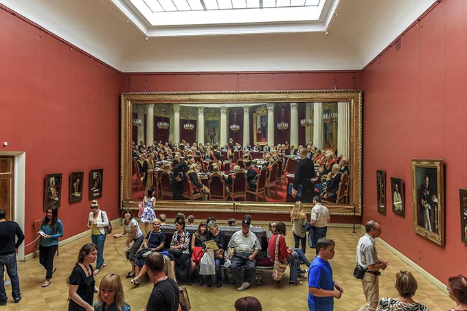 Русский музей отправит на выставку Репина в Третьяковке его картину размером 4x8 м