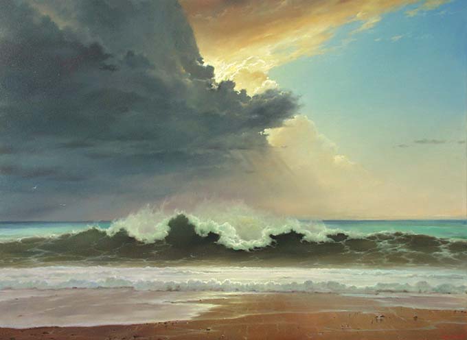 The jubilee exhibition of the Russian seascapist Georgy Dmitriev will be held at the Moscow Union of Artists