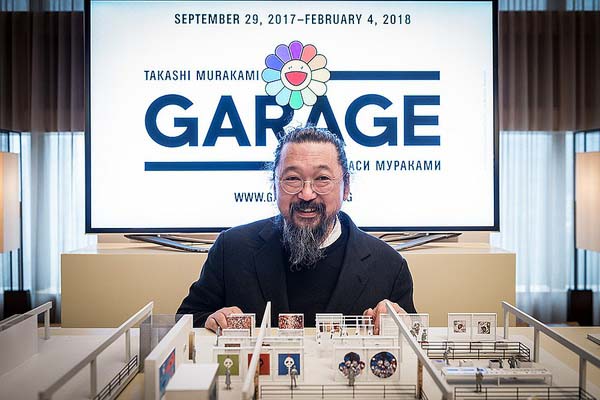 An exhibition of world-famous pop art artist Takashi Murakami will open in Moscow at the end of September