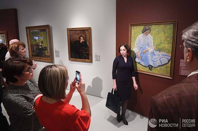An exhibition with paintings of beloved Russian artists was opened in the Museum of Russian Impressionism