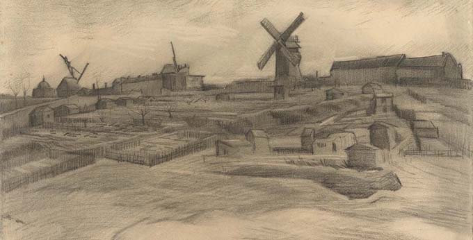 A new drawing by Vincent van Gogh has been discovered in the Van Gogh Museum