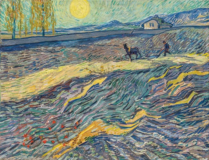 Vincent Van Gogh's painting "Laboureur dans un champ" put up for auction for $ 50 million