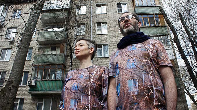 Artists against the demolition of five-story buildings - The duo "MishMash" started flash mob against the law on renovation