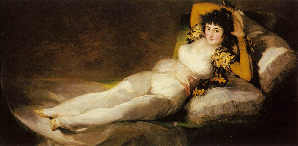 The clothed Maja, 1803, Goya Francisco, Prado Museum, Madrid paintings to artist of ArtRussia