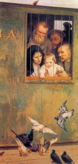 Life Goes On Everywhere, 1888, Yaroshenko Nikolai, The Tretyakov Gallery paintings to artist of ArtRussia