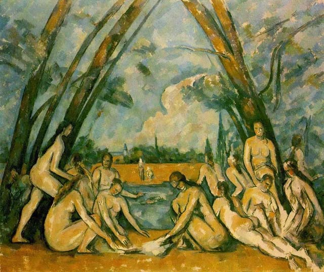 Large Bathers, 1906, Cezanne Paul, Museum of Art, Philadelphia paintings to artist of ArtRussia