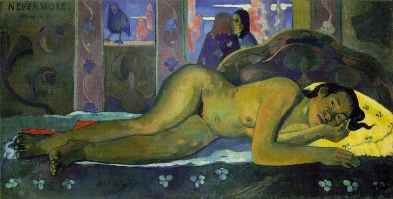 Never, 1897, Gauguin Paul, Gallery Courtauld Institute, London paintings to artist of ArtRussia