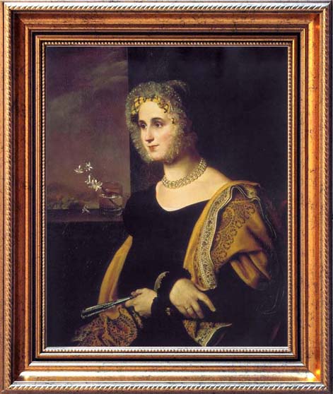 Portrait of Ekaterina Avdulina, 1822, Kiprensky Orest, The Russian Museum, St.Petersburg paintings to artist of ArtRussia