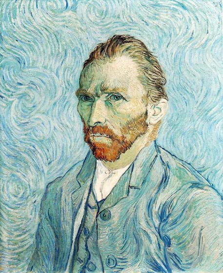 Self-portrait, 1889, Van Gogh Vincent, Museum d'Orsay, Paris paintings to artist of ArtRussia