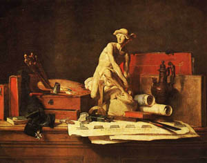 Still Life with Attributes of the Arts
