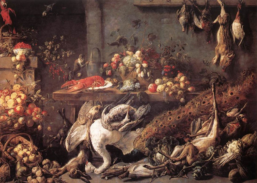 Pantry, 1642, Van Utrecht Adriaen, Prado Museum, Madrid paintings to artist of ArtRussia