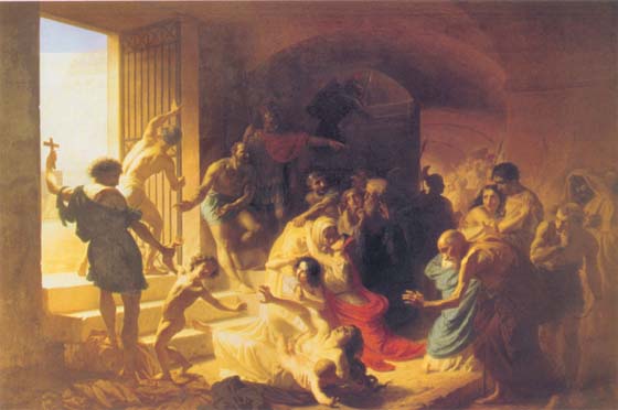 Христианские мученики в Колизее, 1862, Флавицкий Константин, Государственный Русский музей картины художника ArtRussia
