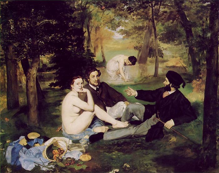 Dejeuner sur L'Herbe, 1863, Manet Edouard, Museum d'Orsay, Paris paintings to artist of ArtRussia