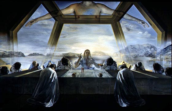 The Last Supper (the Last Supper Communion), 1955, Dali Salvador, National Gallery of Art, Washington paintings to artist of ArtRussia