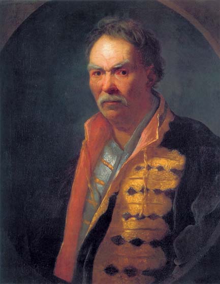 Portrait of the hetman, 1720, Nikitin Ivan, The Russian Museum, St.Petersburg paintings to artist of ArtRussia