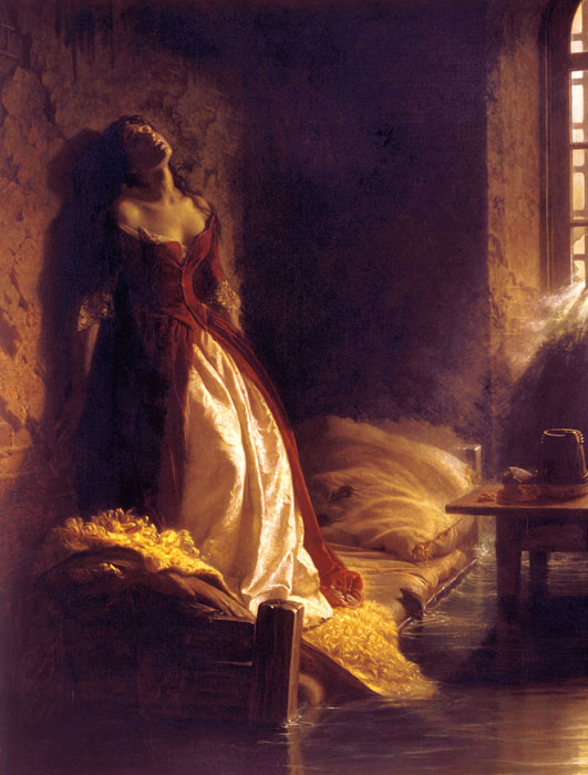 Princess Tarakanova, 1864, Flavitsky Konstantin, The Tretyakov Gallery paintings to artist of ArtRussia