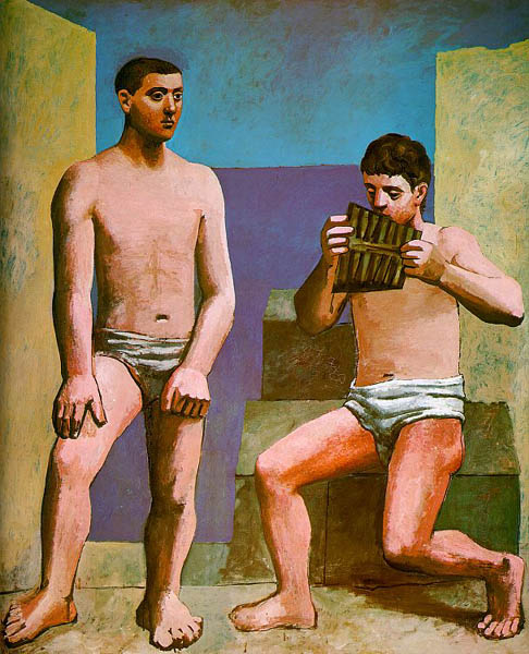 Bagpipe of Pan, 1923, Picasso Pablo, Picasso Museum, Paris paintings to artist of ArtRussia