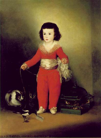Manuel Osorio de Zuniga, 1788, Goya Francisco, Metropolitan Museum of Art, New York paintings to artist of ArtRussia