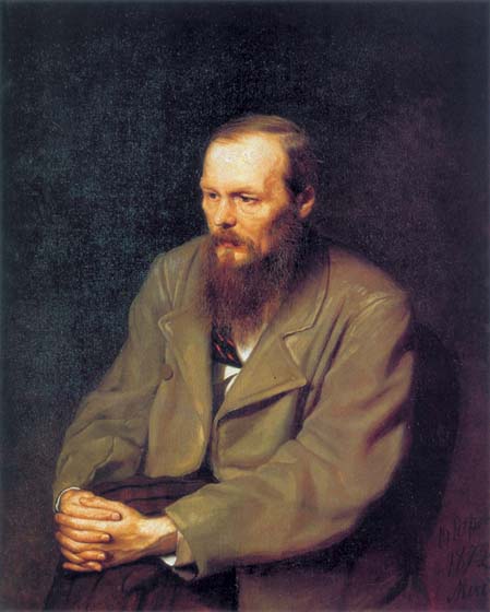 Portrait of F.M. Dostoyevsky, 1872, Perov Vasily, The Tretyakov Gallery, Moscow paintings to artist of ArtRussia
