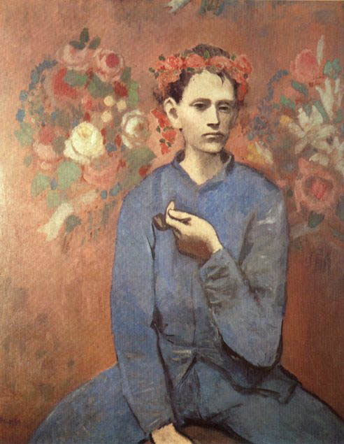 Boy with a Pipe, 1905, Picasso Pablo, Private collection paintings to artist of ArtRussia