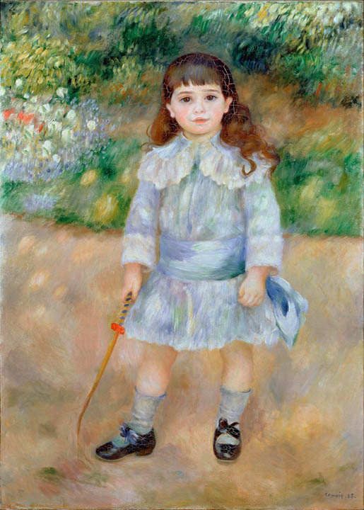 Child with a Whip, 1885, Renoir Pierre-Auguste, The Hermitage Museum, St. Petersburg paintings to artist of ArtRussia
